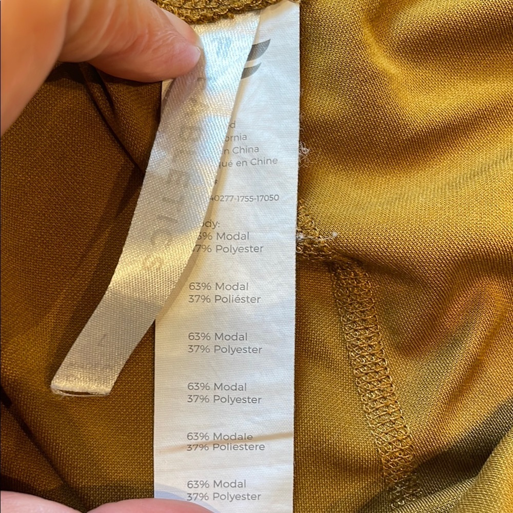 Fabletics Modal Silky Feel Pocket Drawstring Joggers Pants, Deep Bronze Size L - Picture 8 of 13